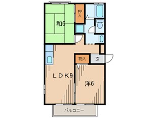 池尻ハイツＡ棟の物件間取画像